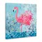 Stupell Industries Whimsical Flower Flamingo Canvas, design by Clare Tupper